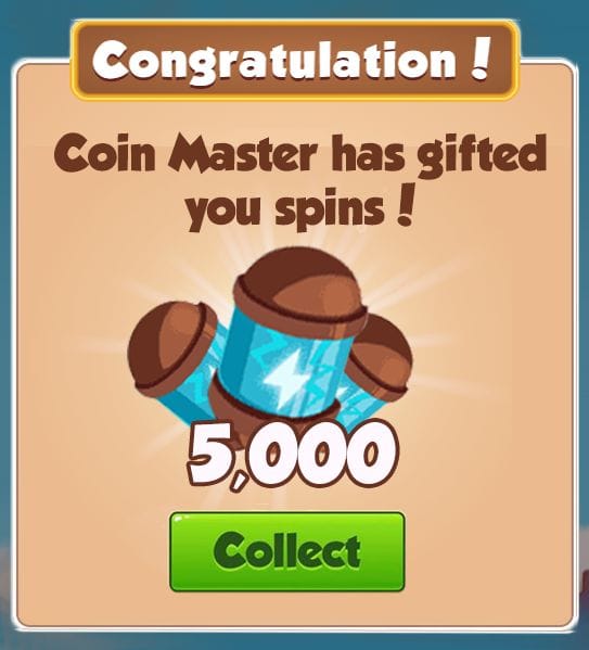 coin master spins gift